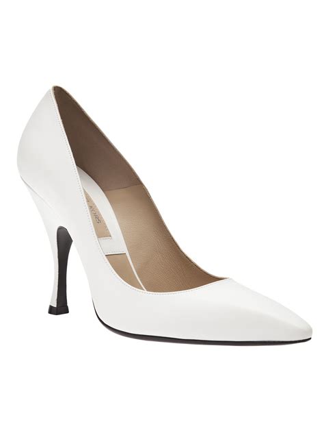 michael kors white shoes heels